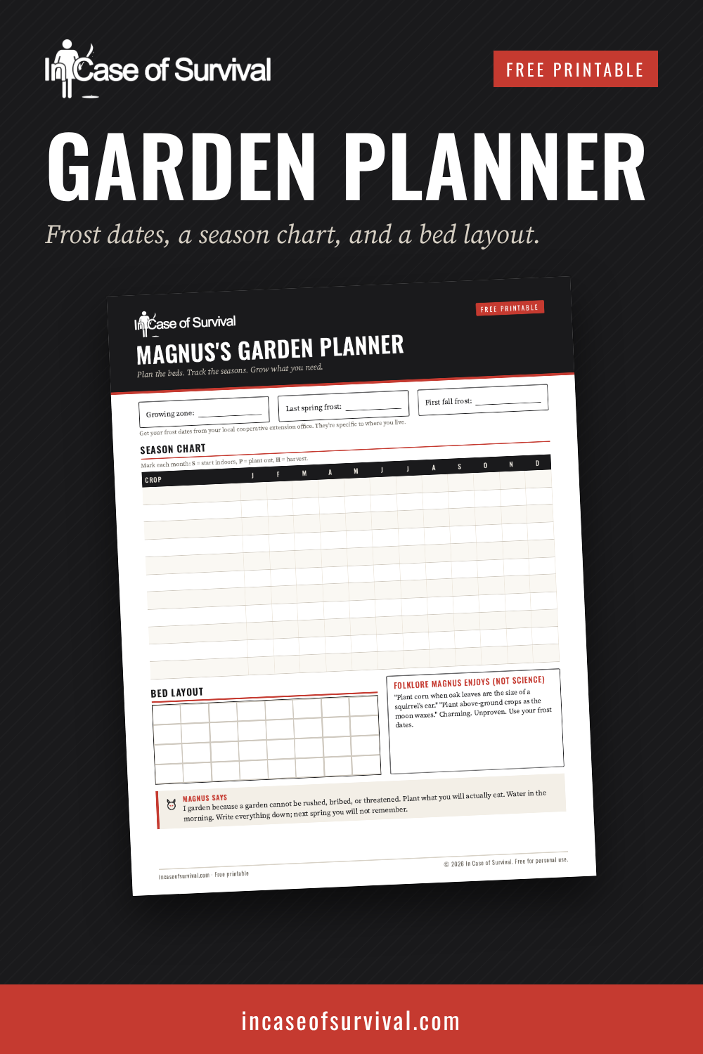 Magnus's Garden Planner